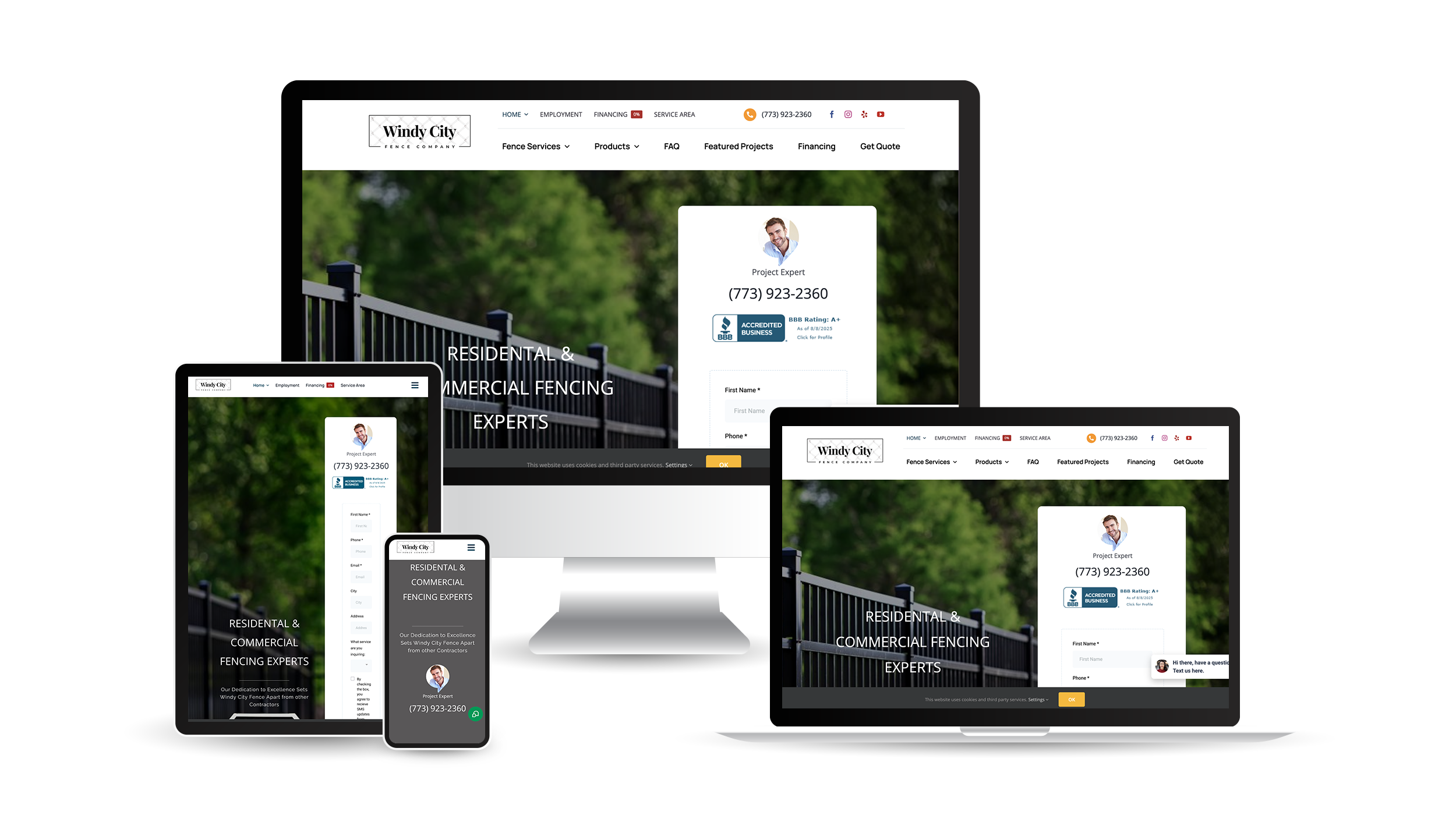 Website Revamp Service 12 Chicago Website Design SEO Company WindyCityFences Chicago Website Design SEO Company