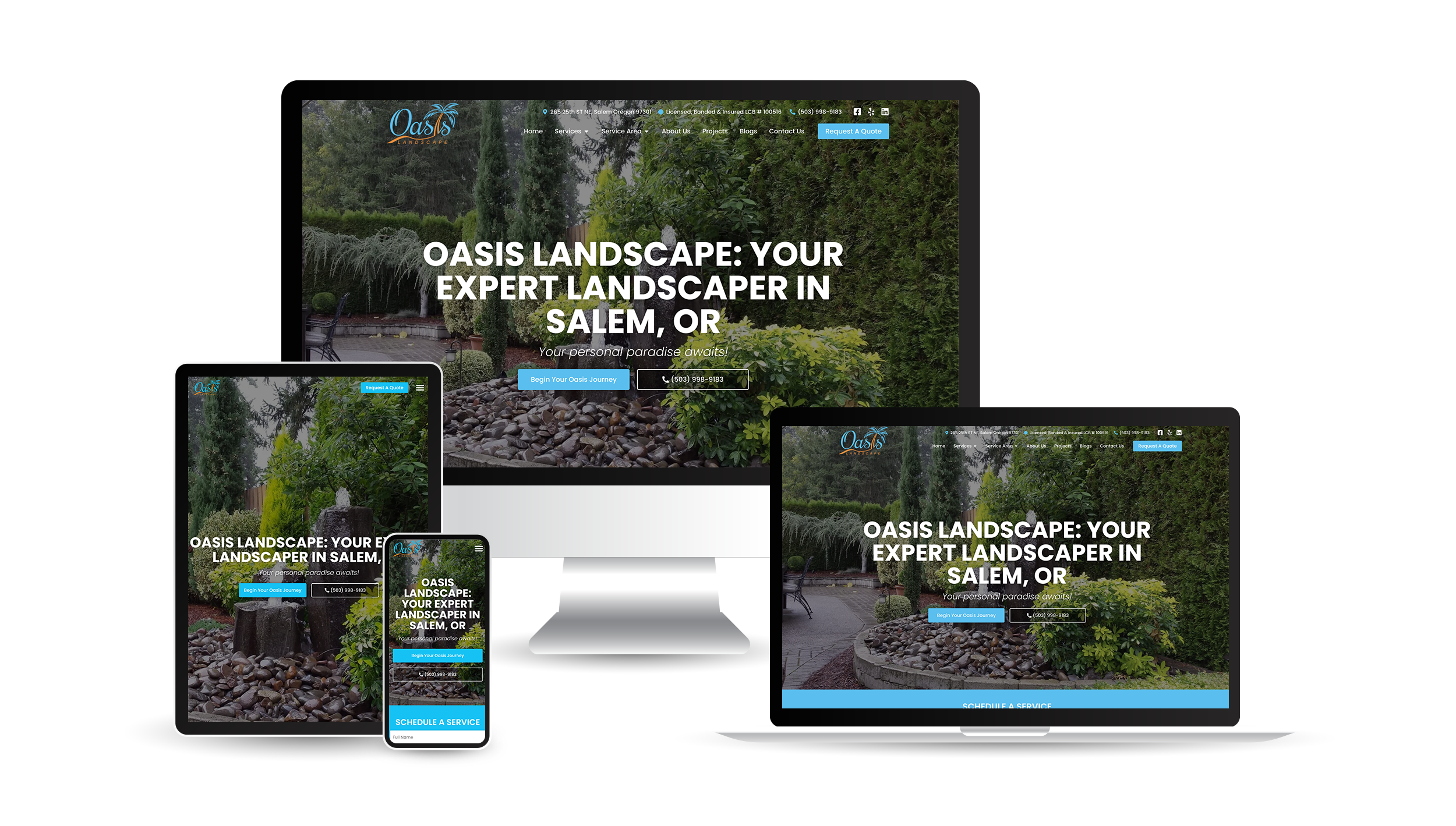 Website Revamp Service 3 Chicago Website Design SEO Company OasisLawnWorks Chicago Website Design SEO Company