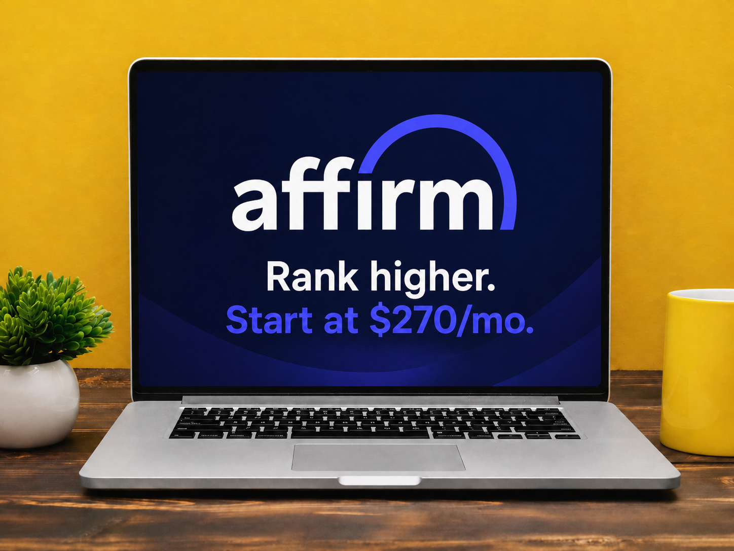 SEO pricing with Affirm