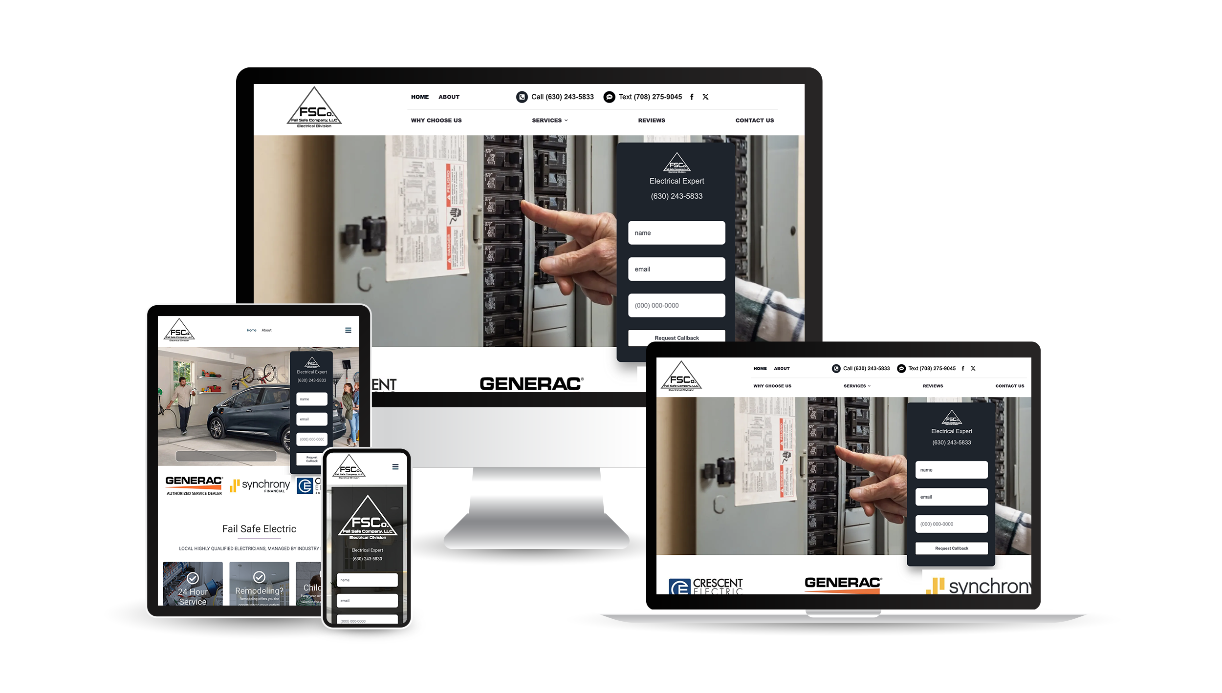 FailSafeElectric Chicago Website Design SEO Company